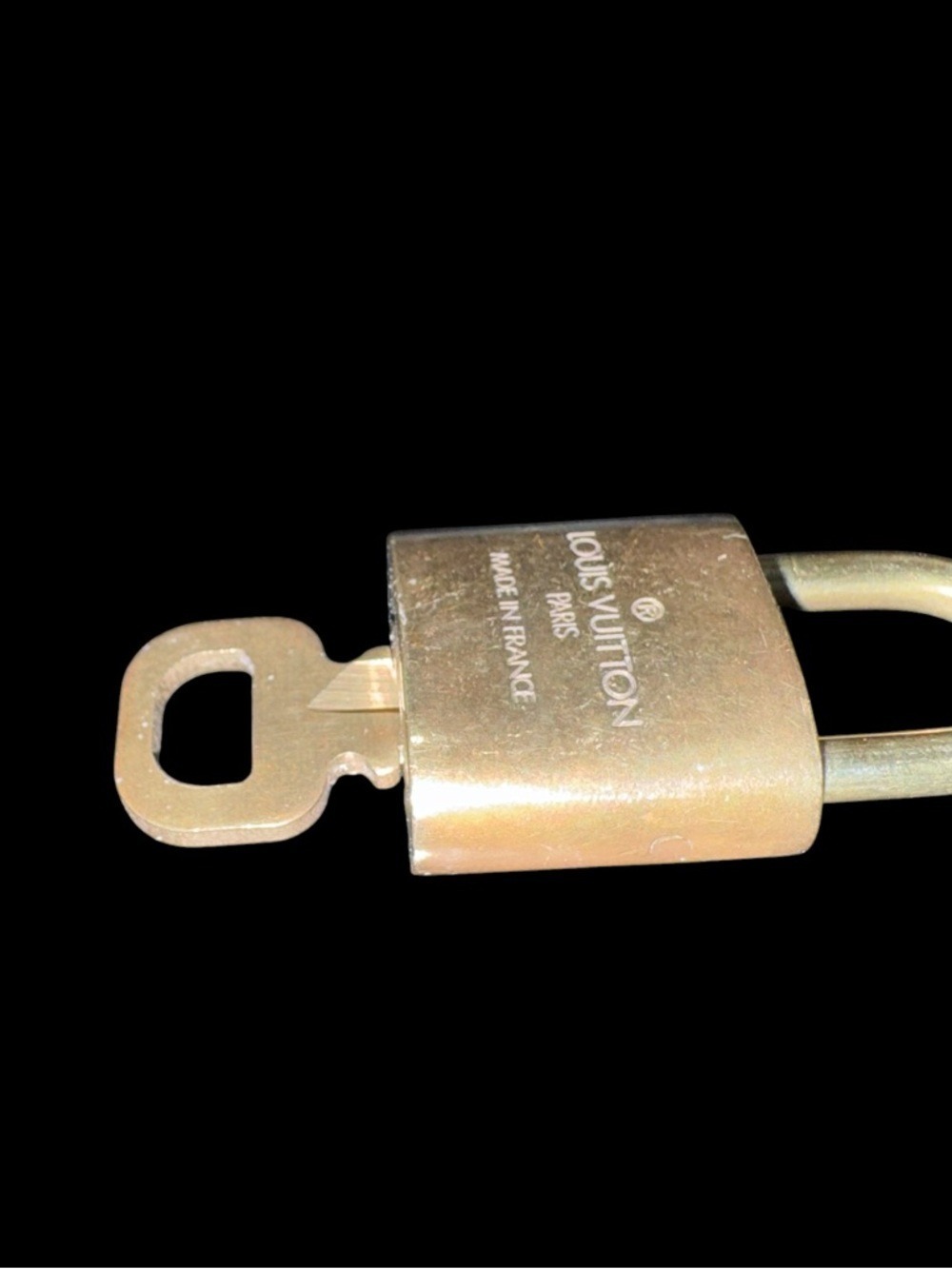 Louis Vuitton Metallic Gold Padlock with Key #316 - Picture 5 of 6